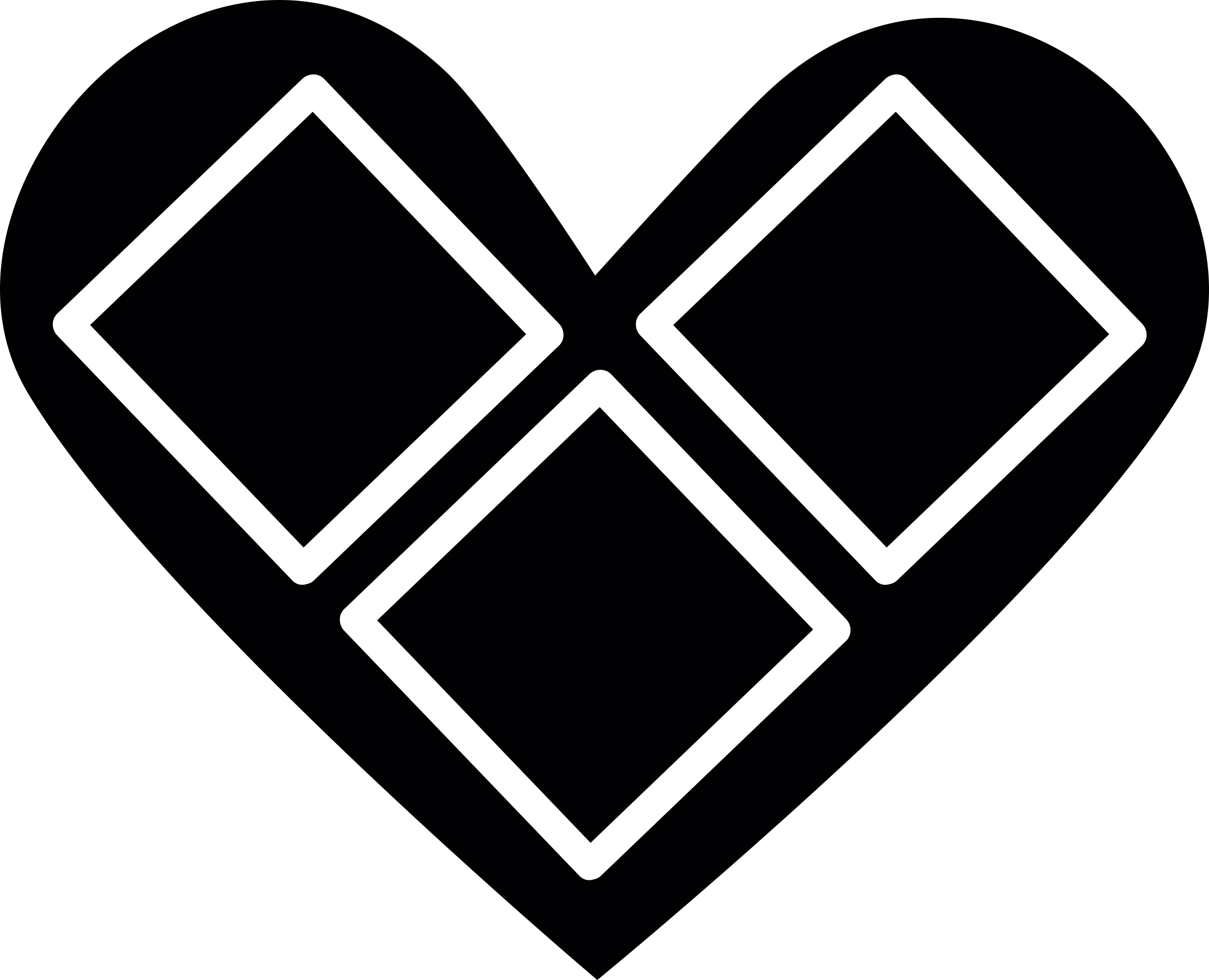Heart Form With Squares Outline Svg Vector Free Vectors
